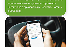 Максим Ликсутов: 787 тыс. раз водители оплатили проезд по проспекту Багратиона «Парковки России»