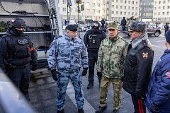 Директор Росгвардии генерал армии Виктор Золотов проверил организацию службы в столичном главке Росгвардии